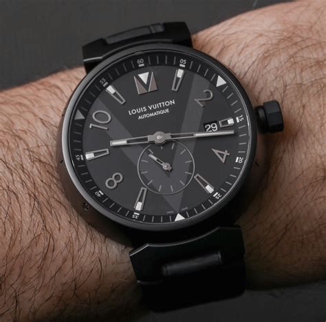 louis vuitton tambour all black|louis vuitton tambour set.